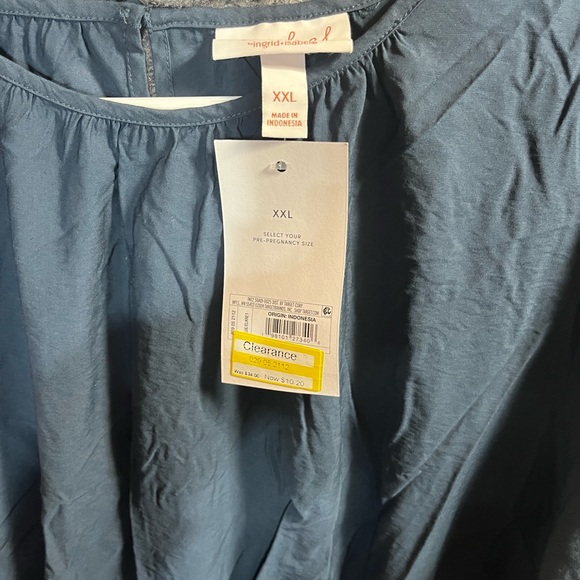 Isabel Maternity by Ingrid & Isabel Navy Midi Dress - Picture 3 of 3